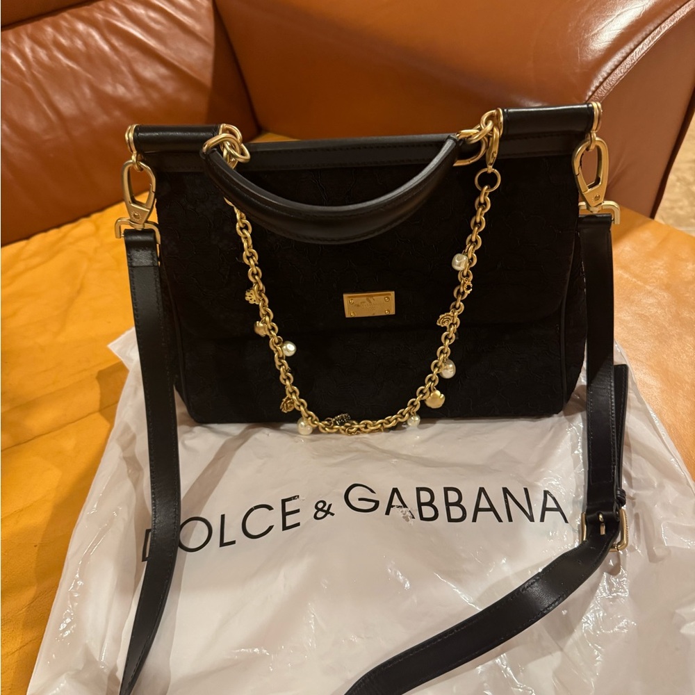 BNWNT ITALIAN INSPIRED LACE BAG